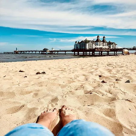 First Im First Sellin, Penthouse Meerselig Mit Ostseeblick Und Dachterrasse Sellin (Rugen)