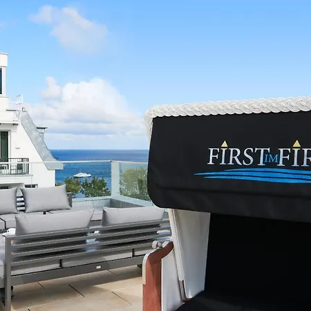 شقة First Im First Sellin, Penthouse Meerselig Mit Ostseeblick Und Dachterrasse Sellin (Rugen)